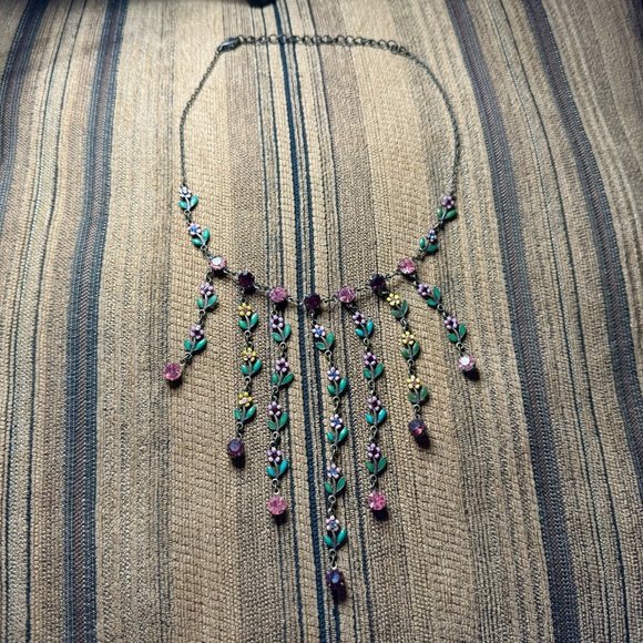 Enamel and crystal choker. - Picture 5 of 7